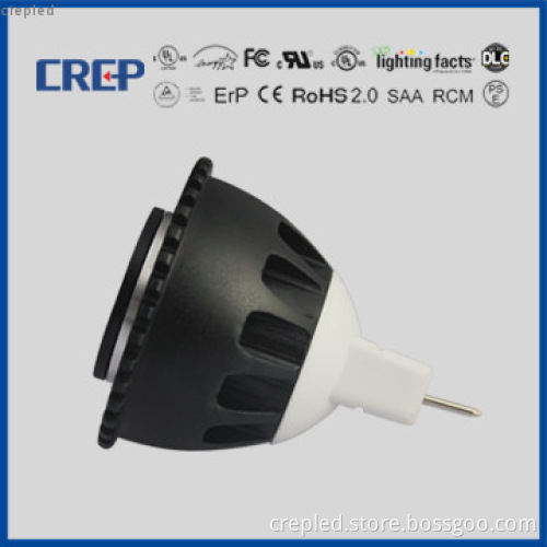 cob gu10 mr16 led ul spot light 6w